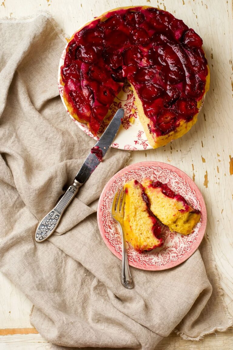 Jamie Oliver Plum Upside Down Cake Recipe