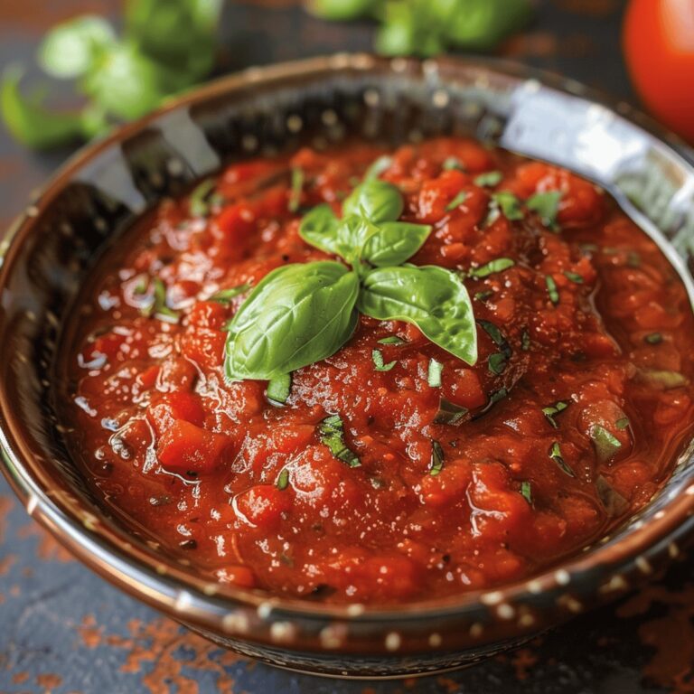 Savory Marinara Sauce Recipe