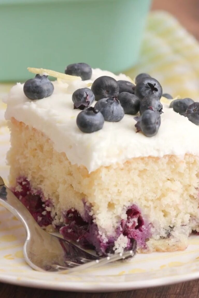 Mary Berry Lemon And Blueberry Cake Recipe