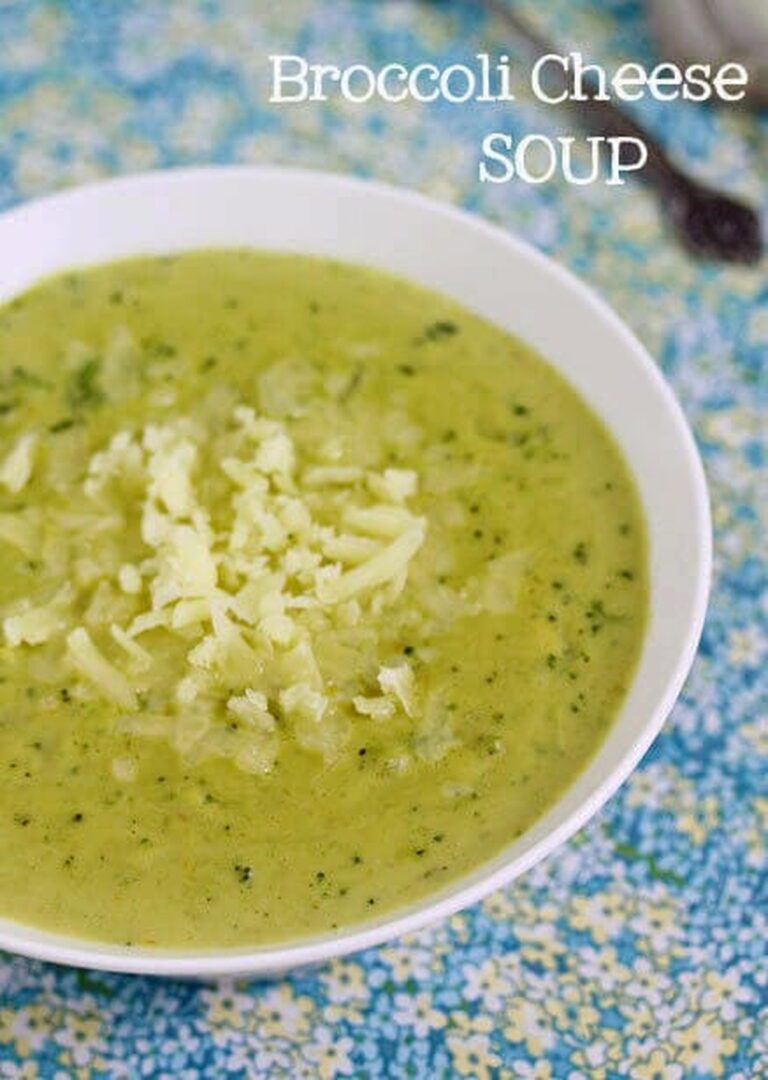 Creamy Broccoli Cheddar Soup Recipe