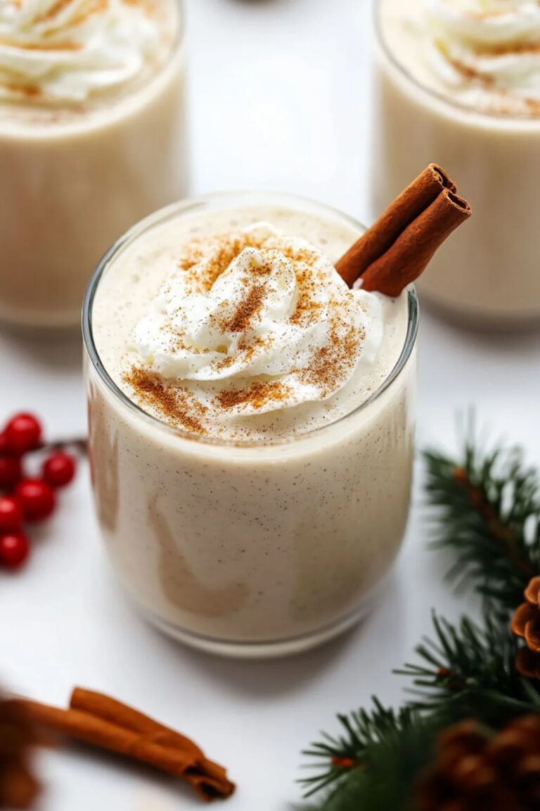 Festive Low Carb Keto Eggnog (Sugar-Free) Recipe