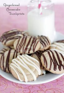 Irresistible Gingerbread Cheesecake Thumbprint Cookies Recipe