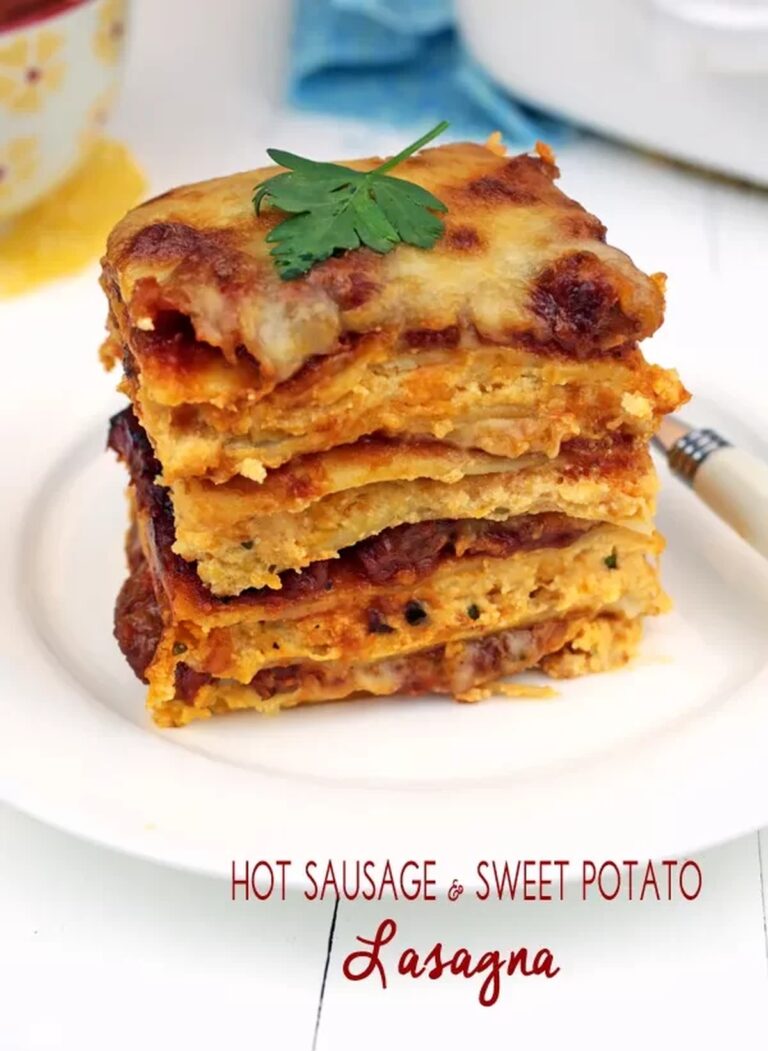 Hearty Sausage Sweet Potato Lasagna Recipe