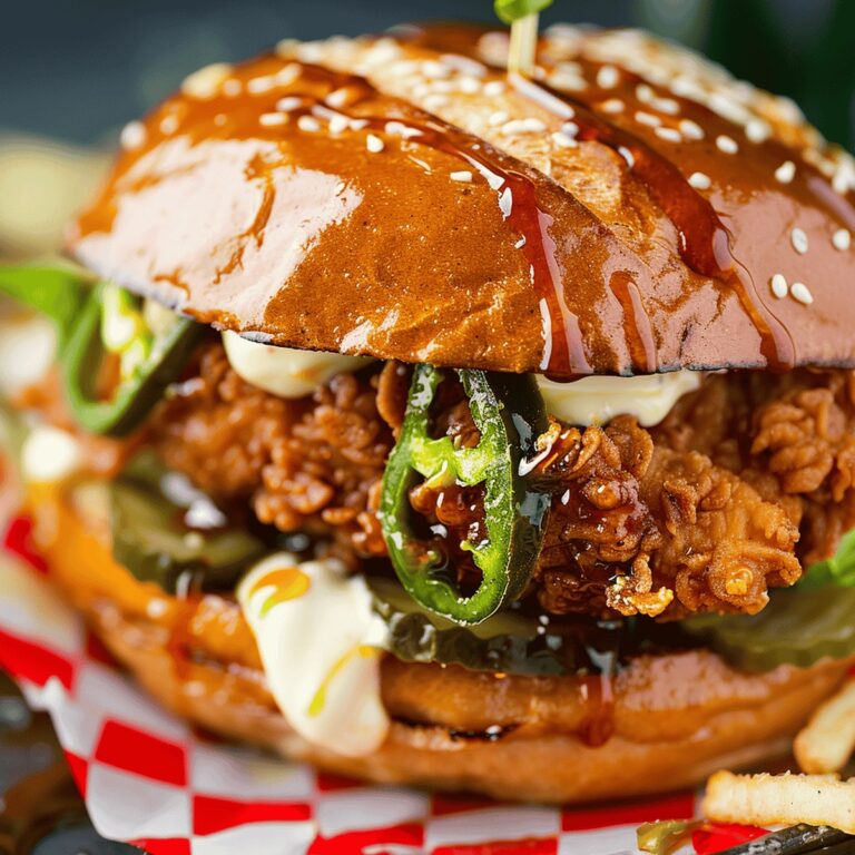 Spicy Jalapeno Honey Crispy Chicken Sandwich Recipe
