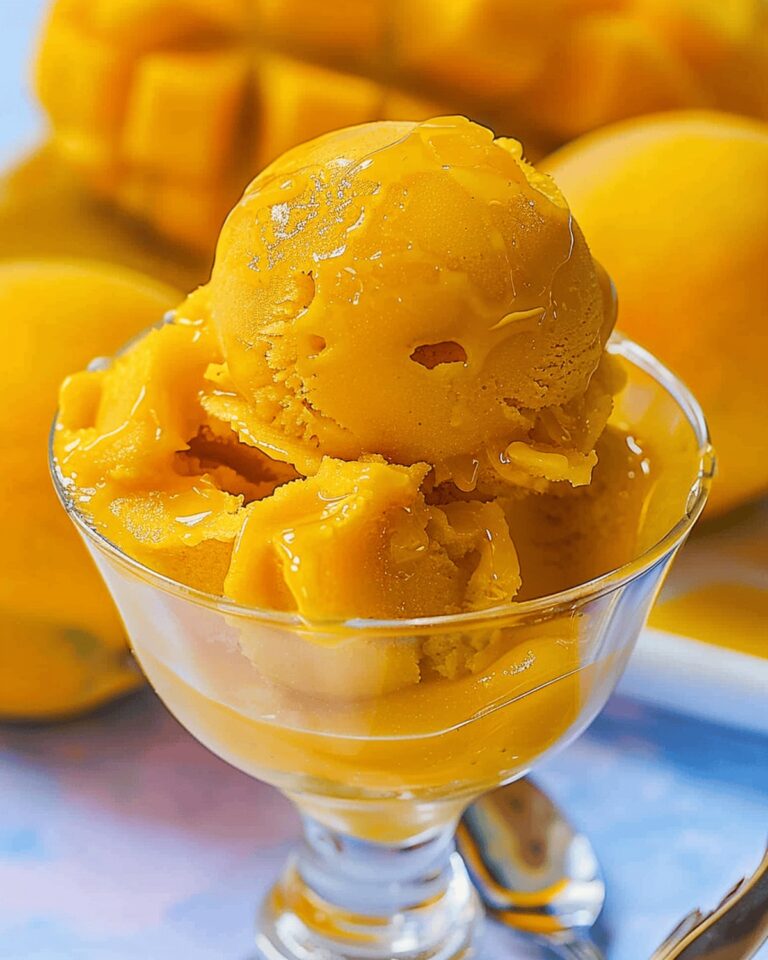 Creamy Mango Sorbet Recipe