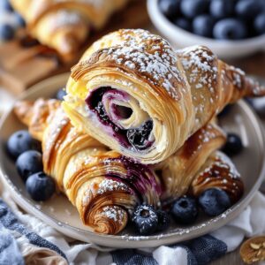 Irresistible Blueberry Cream Cheese Crescents Recipe