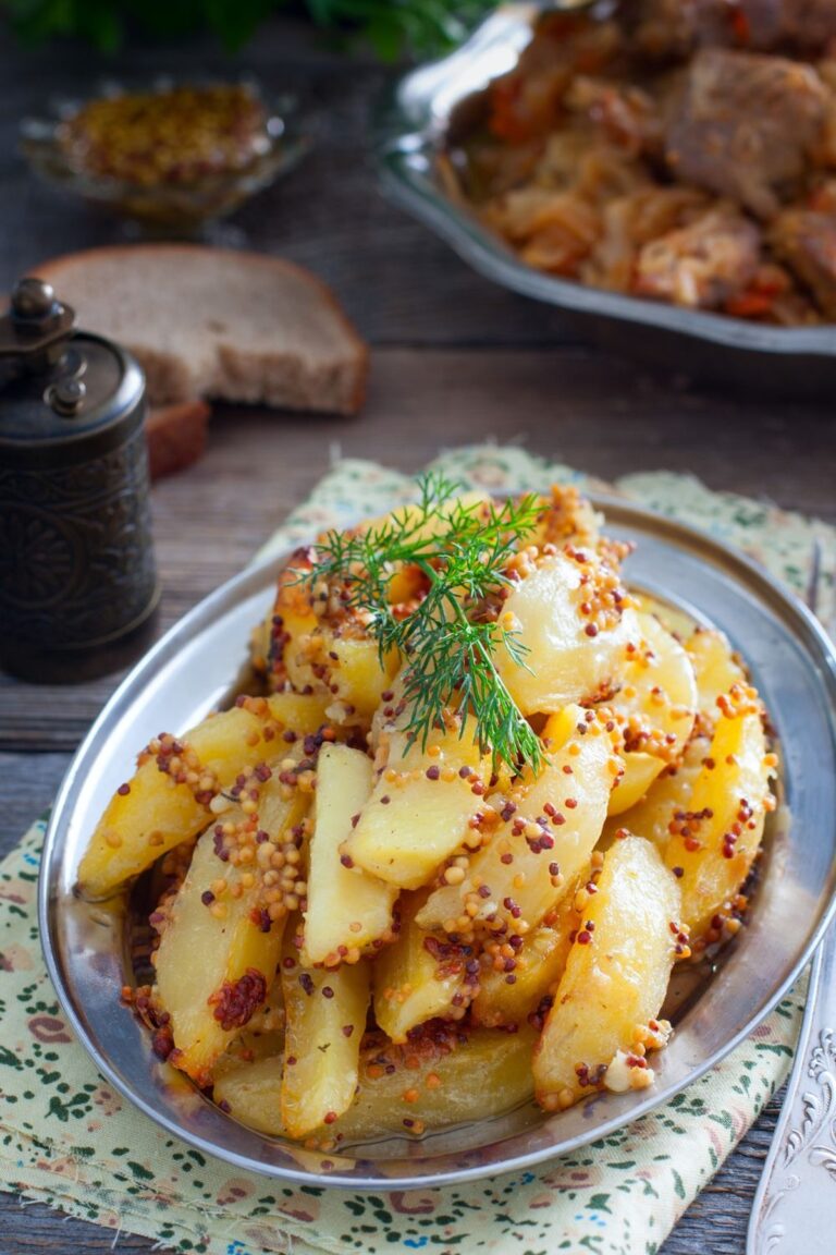 Crispy Barefoot Contessa Mustard Roasted Potatoes Recipe