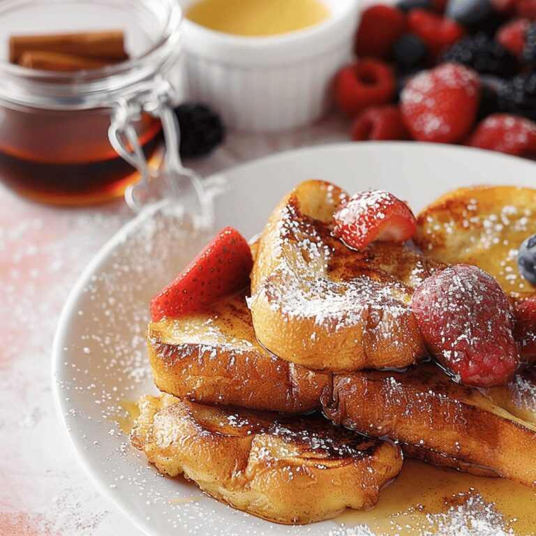 Decadent Cinnamon-Vanilla French Toast Recipe