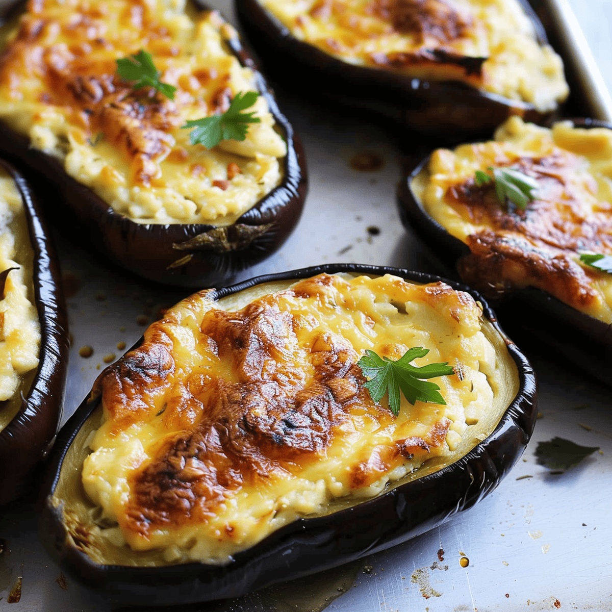 Delectable Greek Stuffed Eggplant Recipe