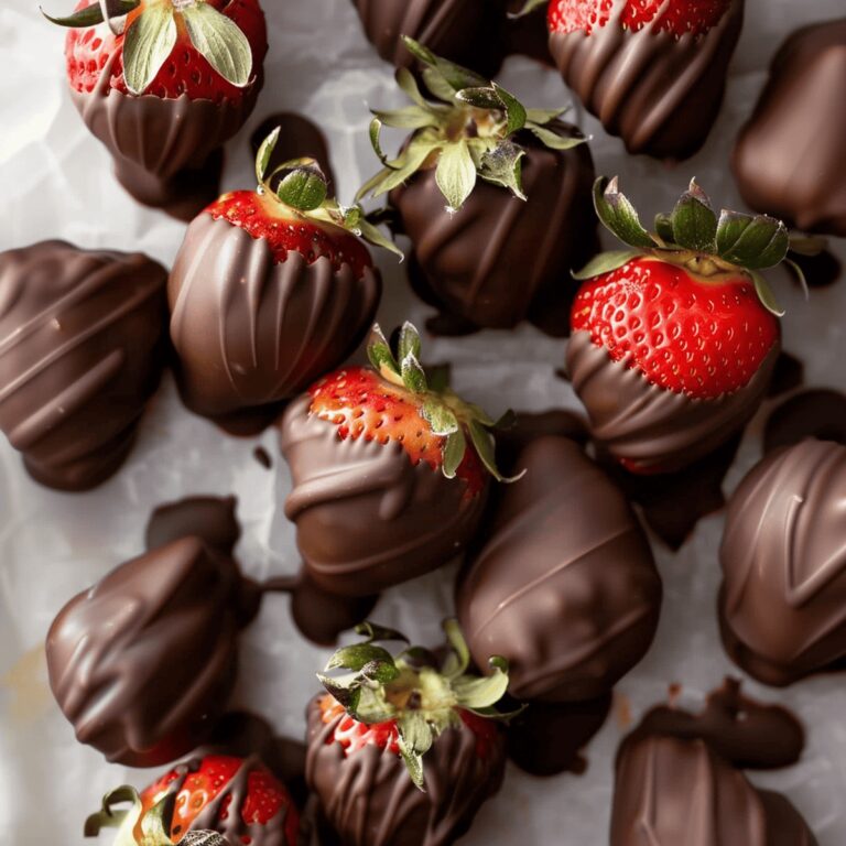 Decadent Chocolate Dipped Strawberries Recipe