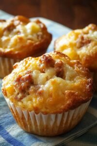 Delightful Sausage Breakfast Muffins Recipe
