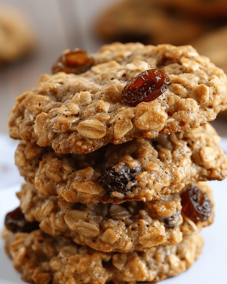 Irresistible Chewy Oatmeal Raisin Cookies Recipe