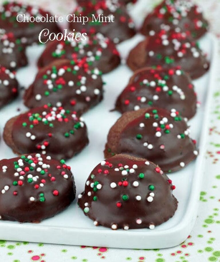 Delightful Chocolate Chip Mint Cookies Recipe