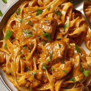 Creamy Gochujang Chicken Alfredo Recipe