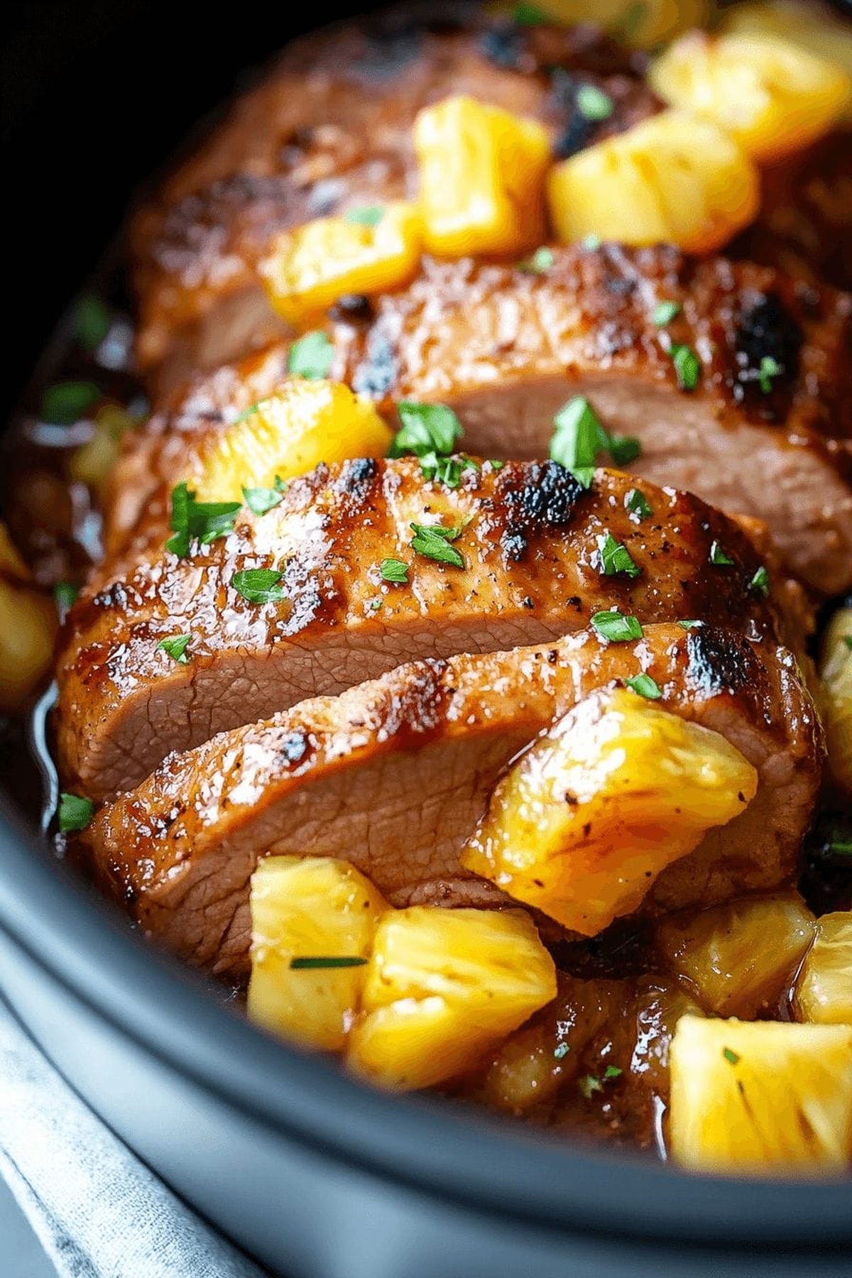 Succulent Slow Cooker Pineapple Pork Loin Recipe