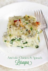 Creamy Artichoke Chicken And Spinach Lasagna Recipe