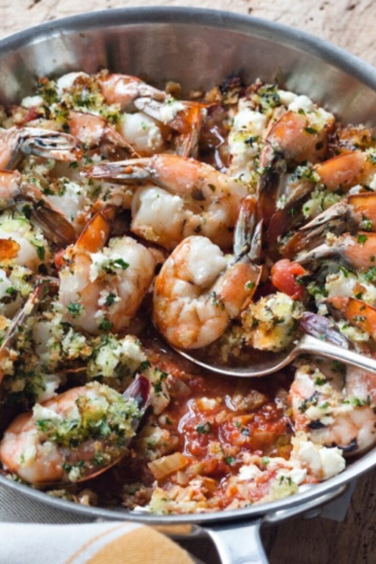 Ina Garten Charred Shrimp With Feta Recipe