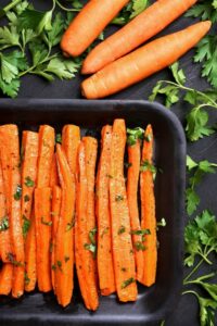 Rustic Maple Roasted Carrots Recipe