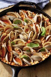 Ina Garten Summer Skillet With Clams, Sausage & Corn Recipe