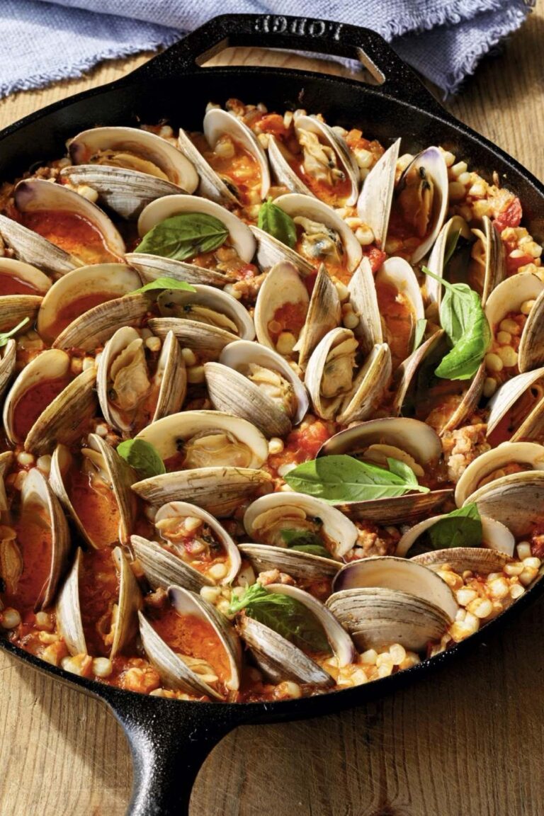 Ina Garten Summer Skillet With Clams, Sausage & Corn Recipe