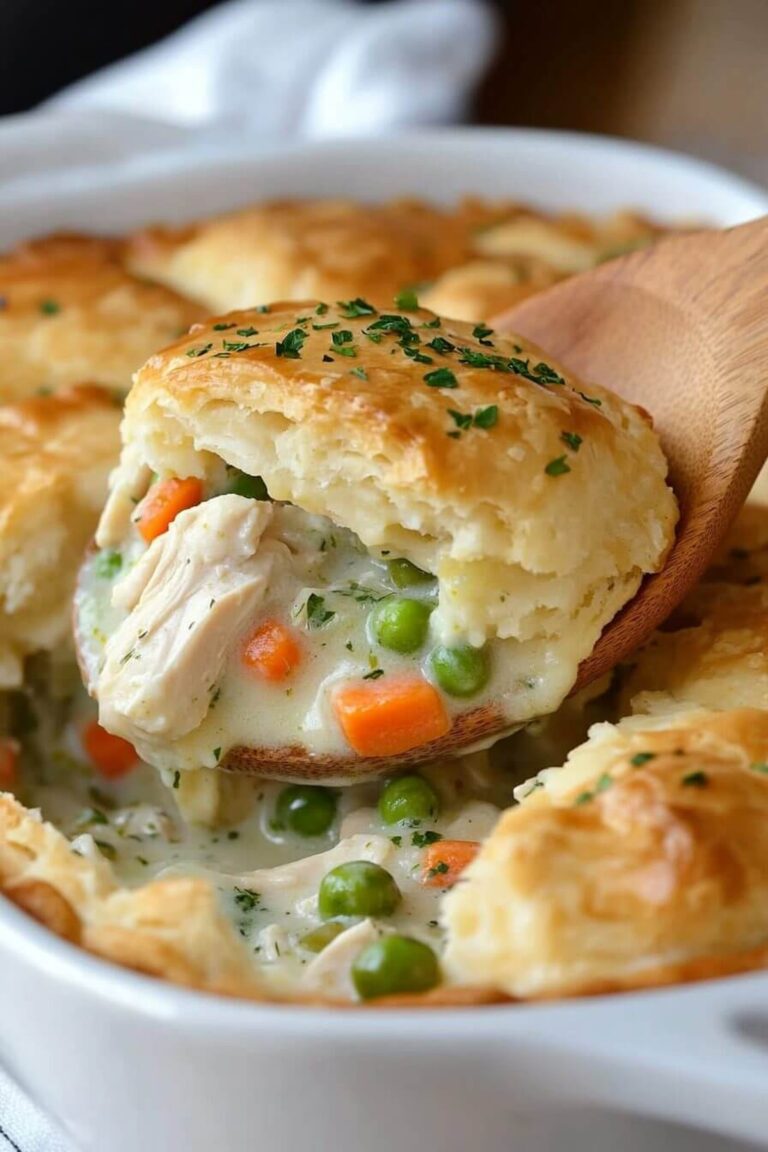 Hearty Chicken And Biscuits Casserole Recipe