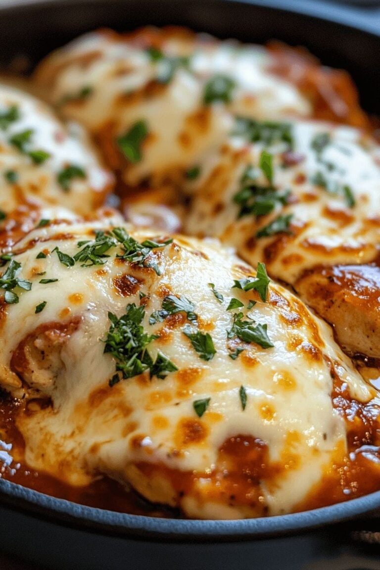 Creamy Chicken Mozzarella Skillet Recipe