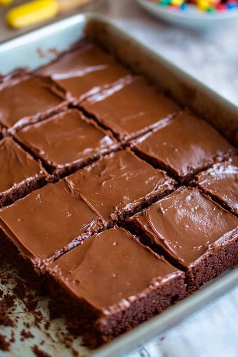 Decadent Texas Sheet Cake Recipe