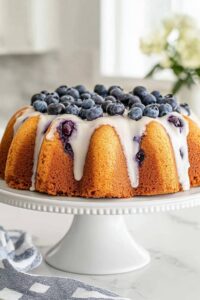 Heavenly Blueberry Pound Cake Recipe