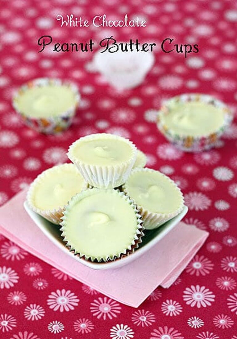 Decadent White Chocolate Peanut Butter Cups Recipe