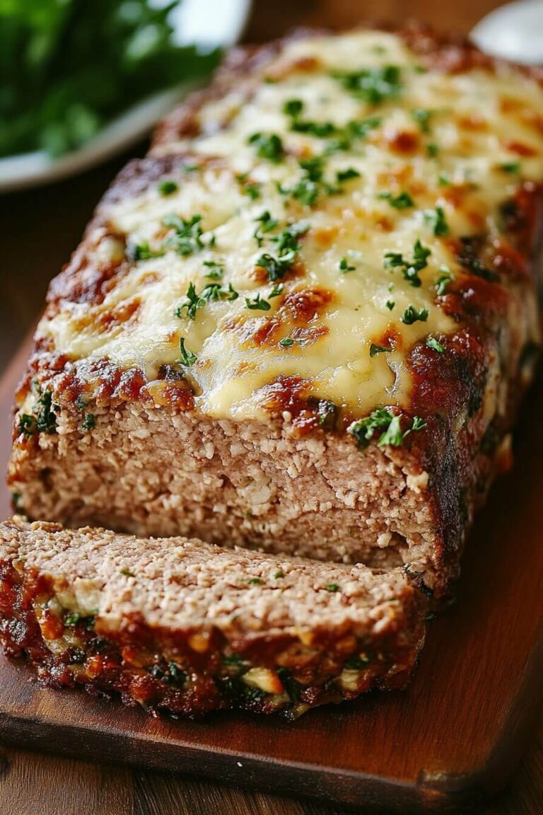 Savory Parmesan Meatloaf Recipe