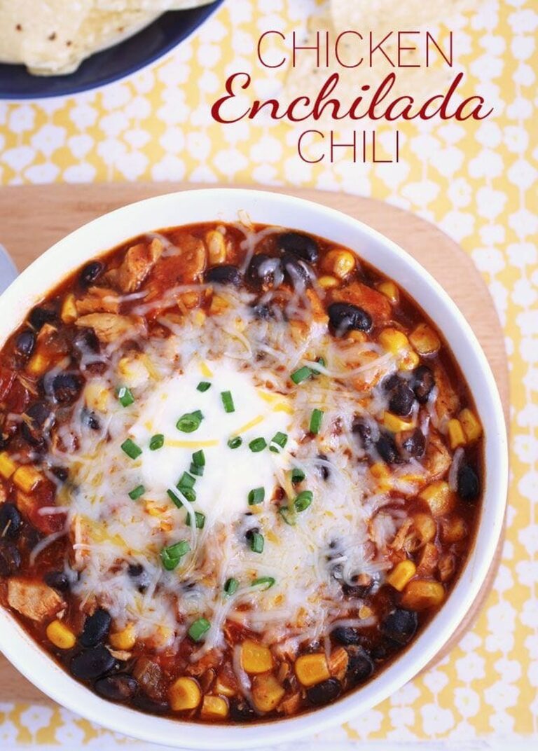 Hearty Chicken Enchilada Chili Recipe