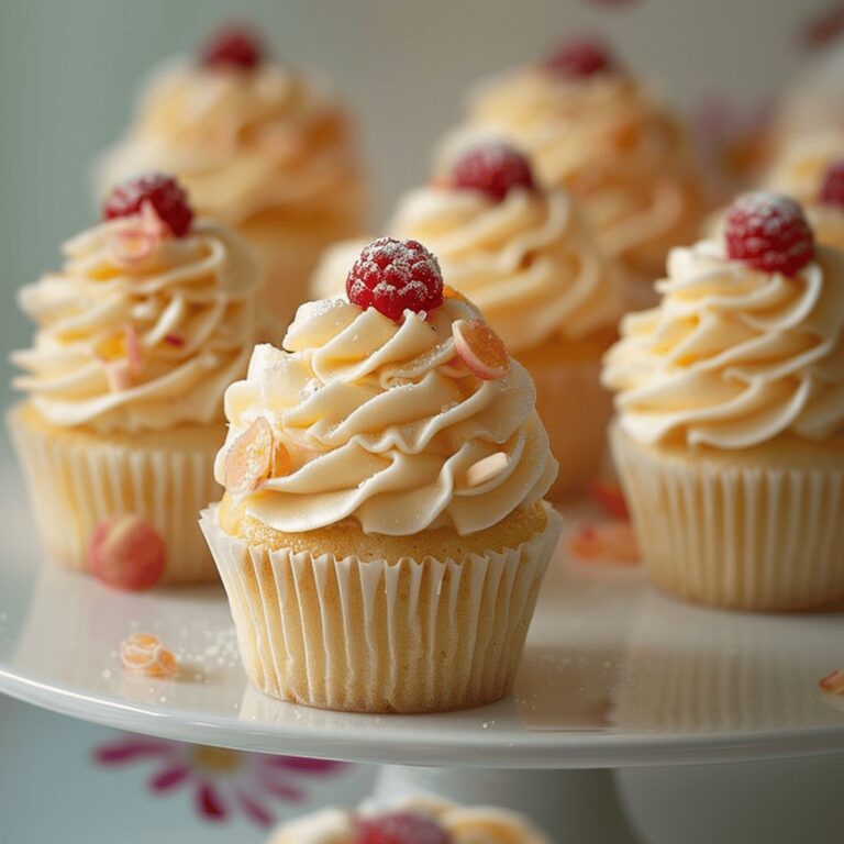 Heavenly Peach Bellini Cupcakes Recipe