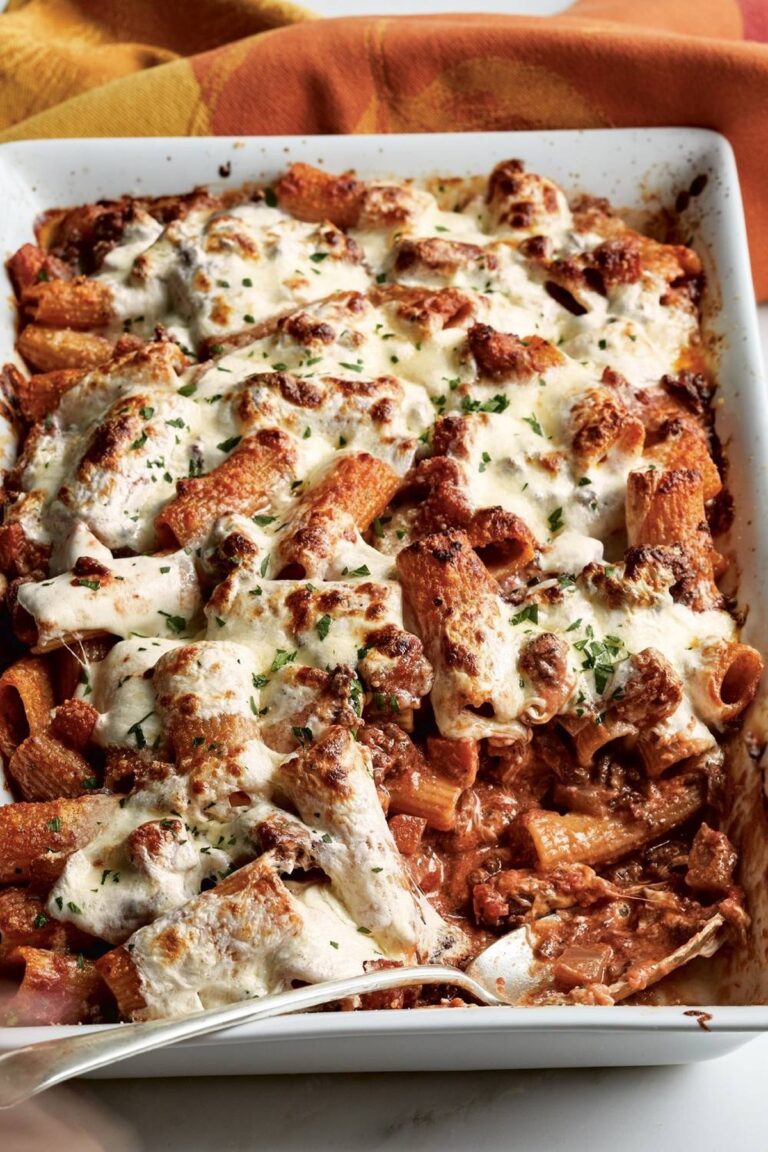 Ina Garten Baked Rigatoni With Lamb Ragu Recipe