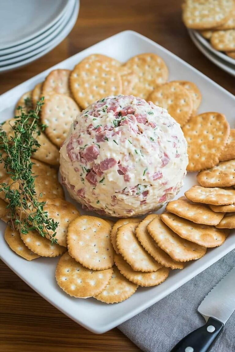 Savory Chipped Beef Cheese Ball Recipe
