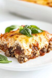 Hearty Low Carb Keto No Noodle Lasagna Recipe