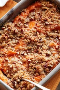 Ina Garten Sweet Potato Casserole with Pecans Recipe