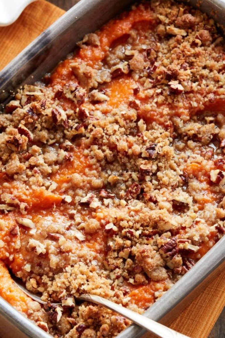 Ina Garten Sweet Potato Casserole with Pecans Recipe