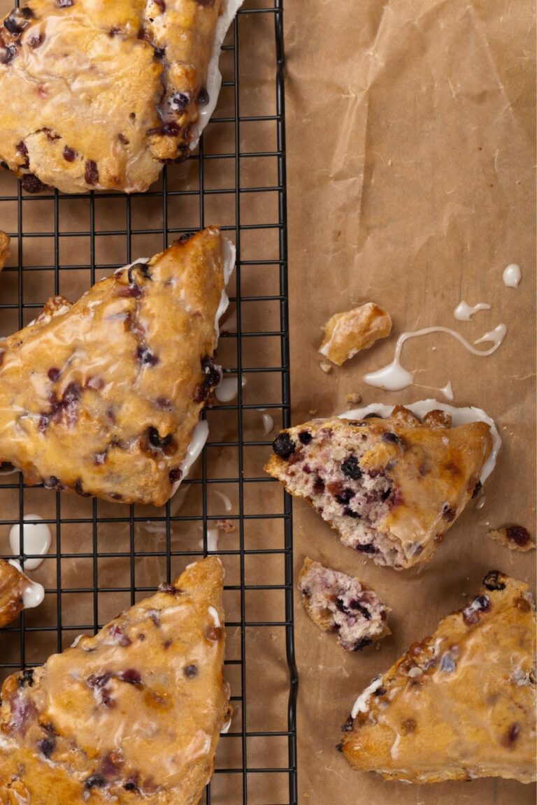 Tangy Blueberry Lemon Scones Recipe