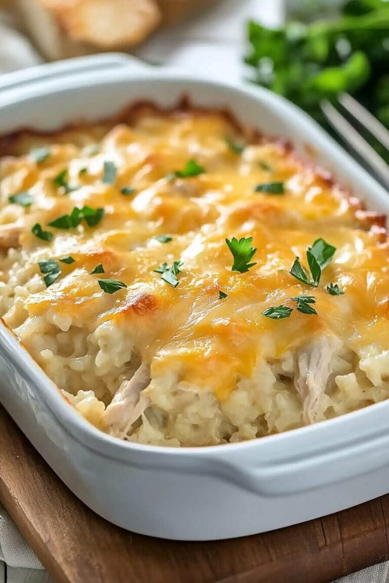 Hearty Chicken Rice Casserole Recipe