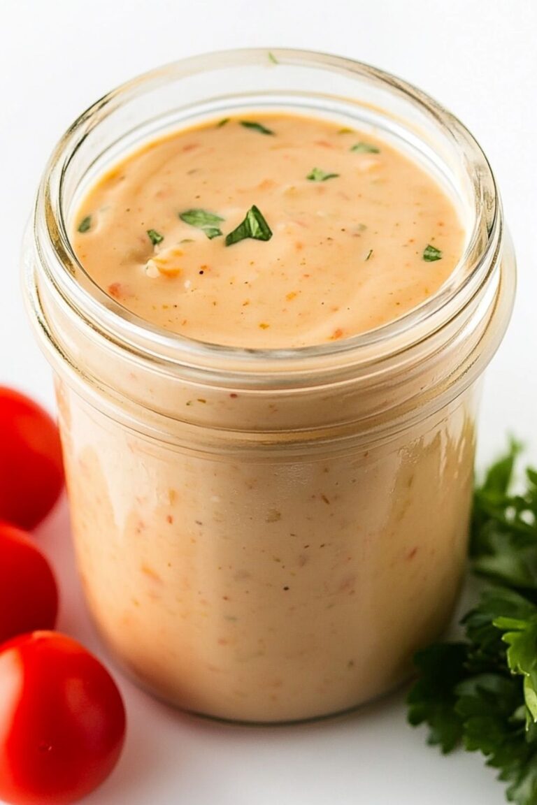 Tangy Low Carb Keto Thousand Island Dressing Recipe