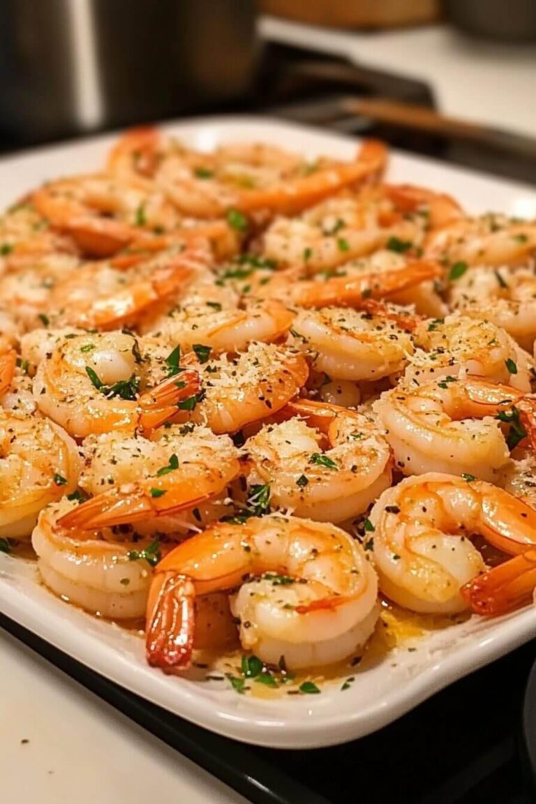 Succulent Garlic Parmesan Roasted Shrimp Recipe