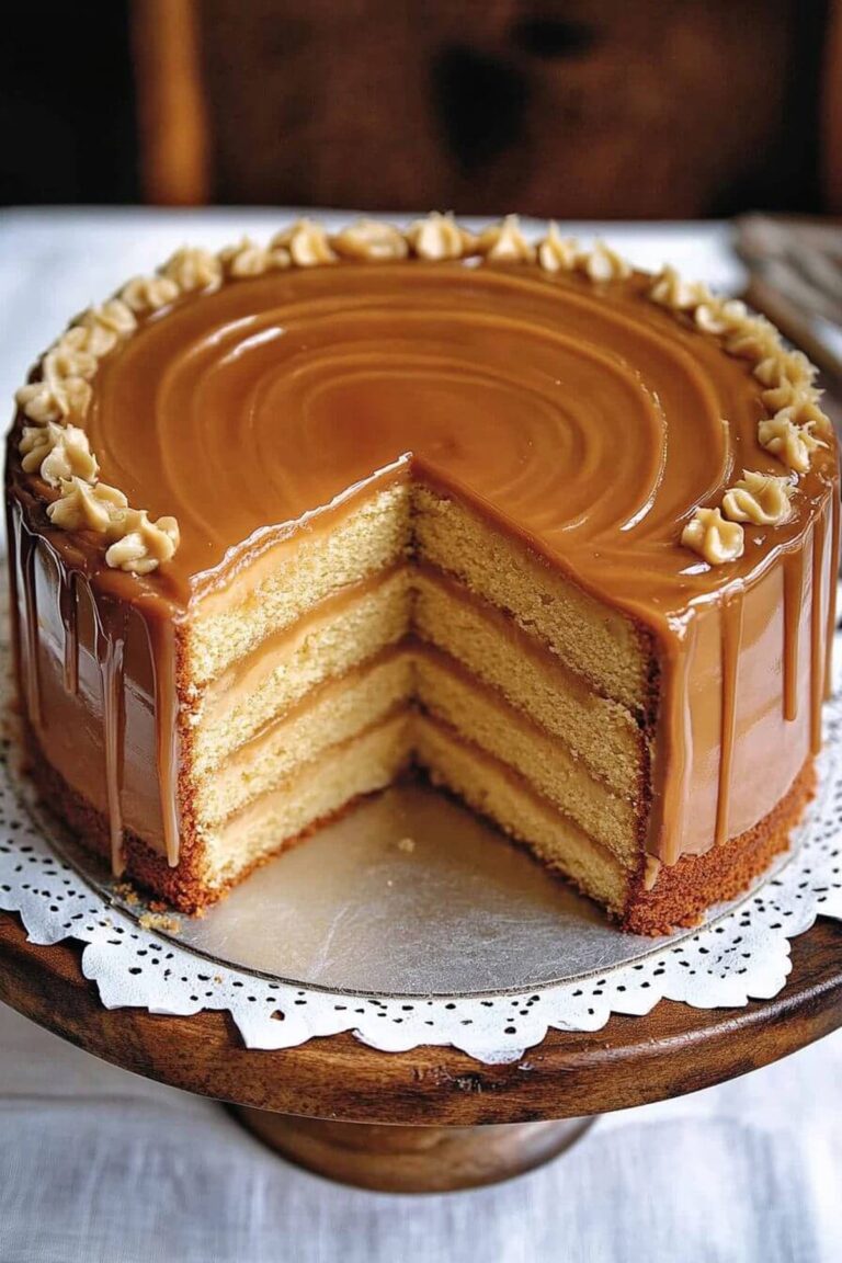 Decadent Caramel Cake Recipe