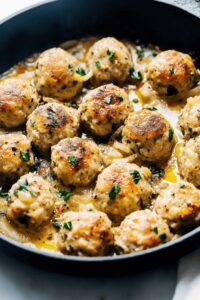 Zesty Chicken Piccata Meatballs Recipe