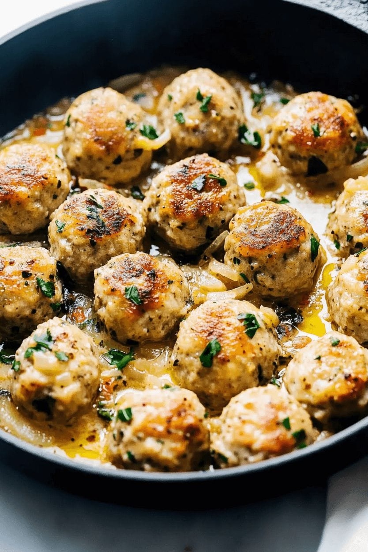 Zesty Chicken Piccata Meatballs Recipe
