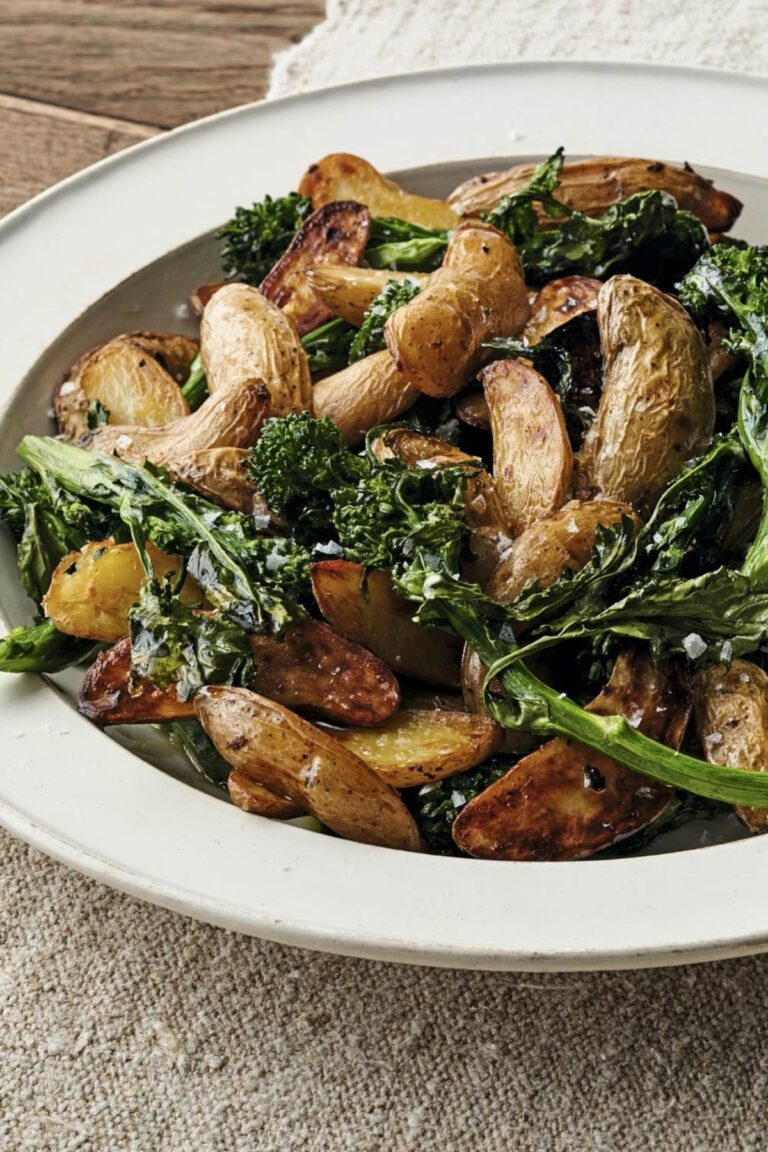 Ina Garten Roasted Fingerling Potatoes & Almost Any Green Vegetable Recipe