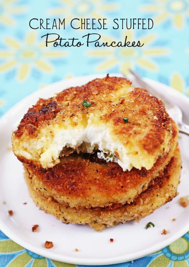 Crispy Cream Cheese Potato Pancakes Recipe