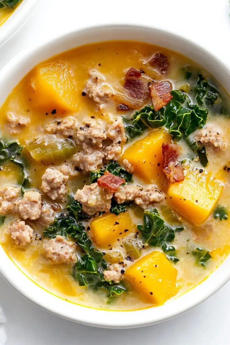 Hearty Low Carb Keto Zuppa Toscana Soup Recipe