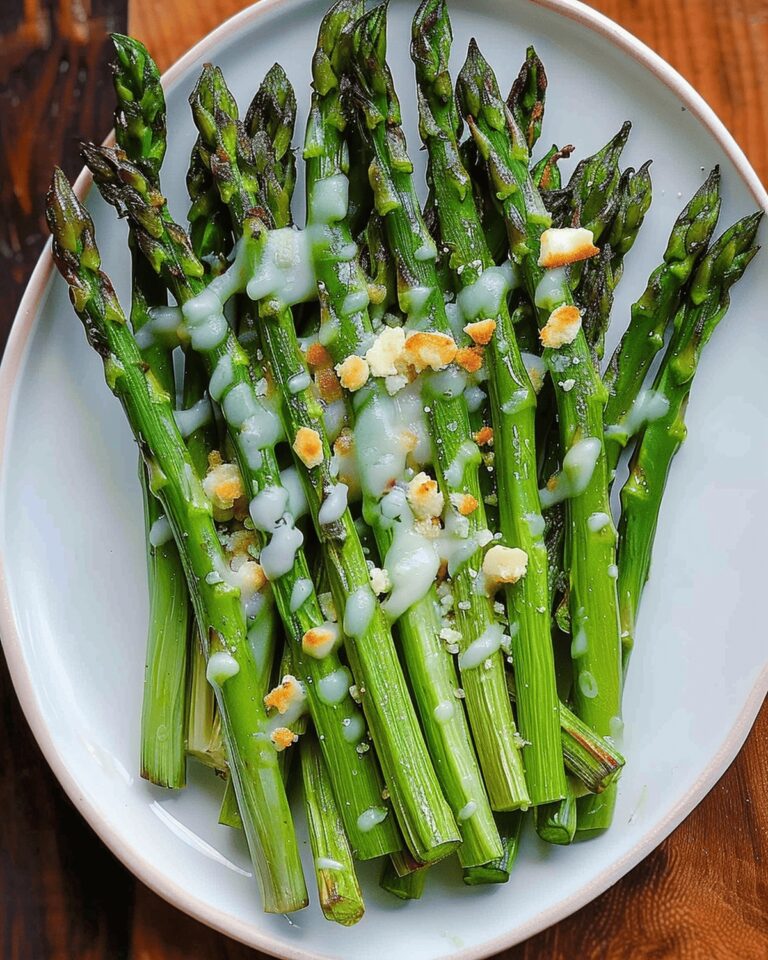 Crispy Lemon Parmesan Roasted Asparagus Recipe