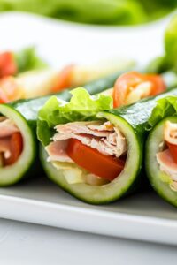Crunchy Low Carb Keto Cucumber Subs Recipe