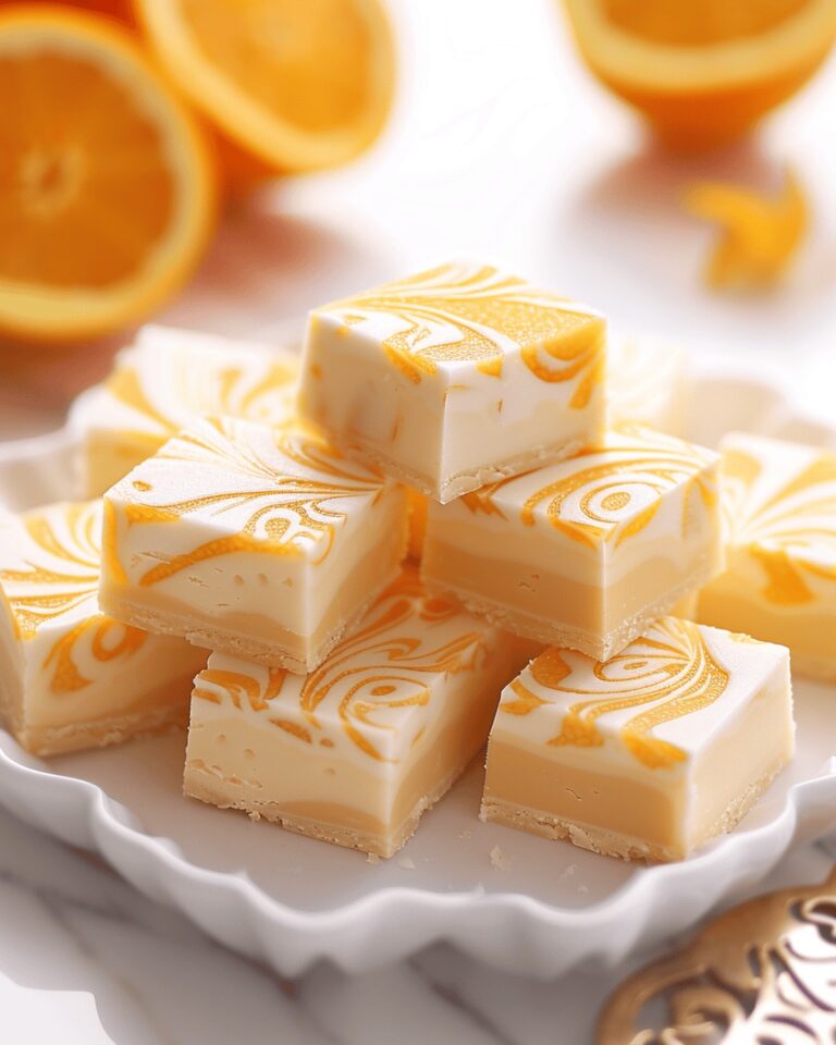 Creamy Orange Dreamsicle Fudge Recipe